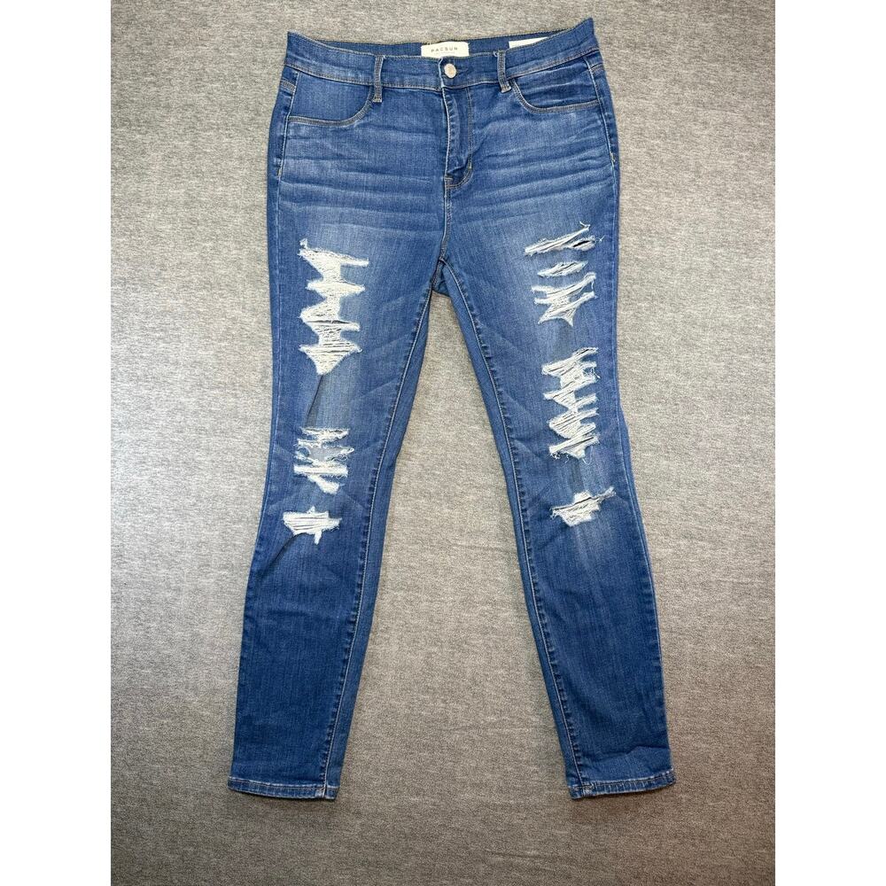 Pacsun Women’s Super Stretch Jeans-29/Jegging/Blue Jeans/Distressed